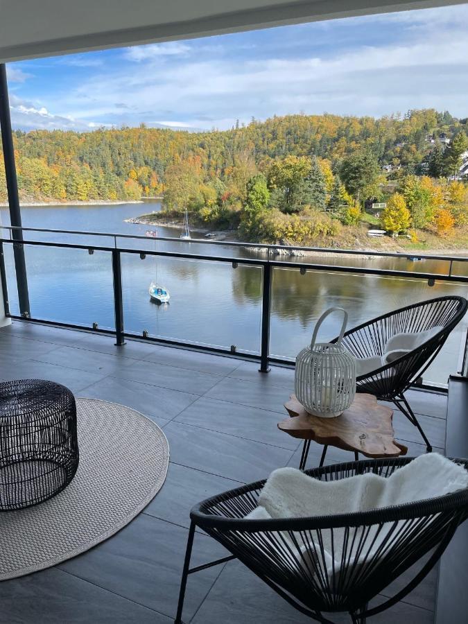 Apartments Saaldorf-Ferienhaus Mit 6 Apartments 45Qm-120Qm Direkt Am Thueringer Meer-Bleilochtalsperre Bad Lobenstein Kültér fotó