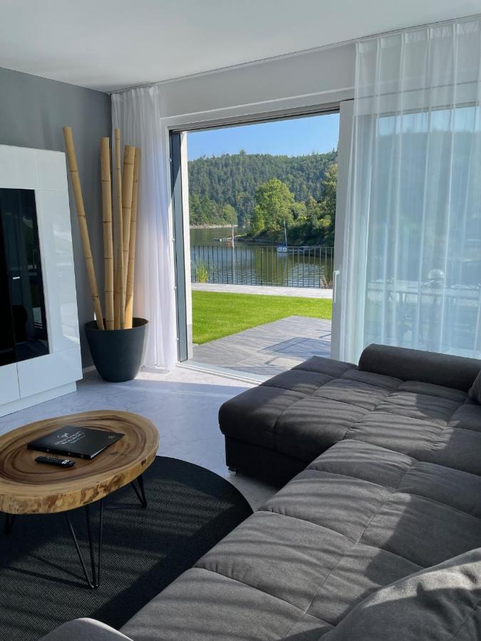 Apartments Saaldorf-Ferienhaus Mit 6 Apartments 45Qm-120Qm Direkt Am Thueringer Meer-Bleilochtalsperre Bad Lobenstein Kültér fotó