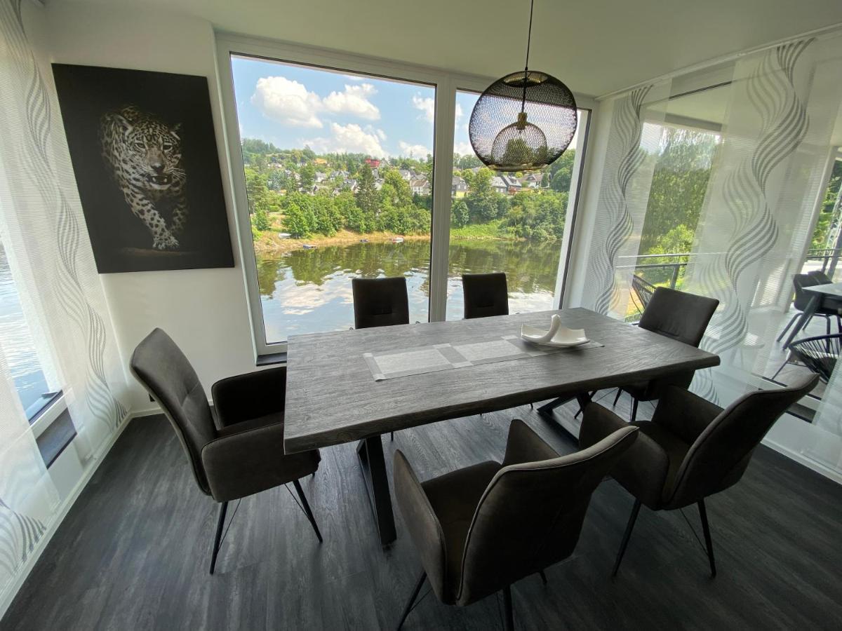 Apartments Saaldorf-Ferienhaus Mit 6 Apartments 45Qm-120Qm Direkt Am Thueringer Meer-Bleilochtalsperre Bad Lobenstein Kültér fotó
