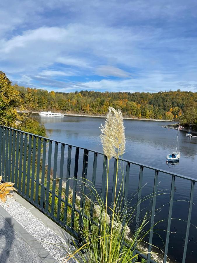 Apartments Saaldorf-Ferienhaus Mit 6 Apartments 45Qm-120Qm Direkt Am Thueringer Meer-Bleilochtalsperre Bad Lobenstein Kültér fotó